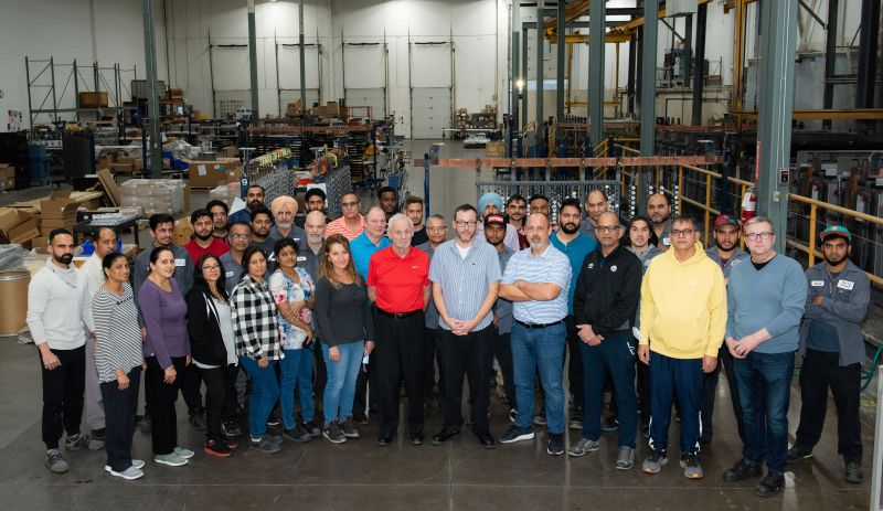 The West-Tech Finishing team inside the facility